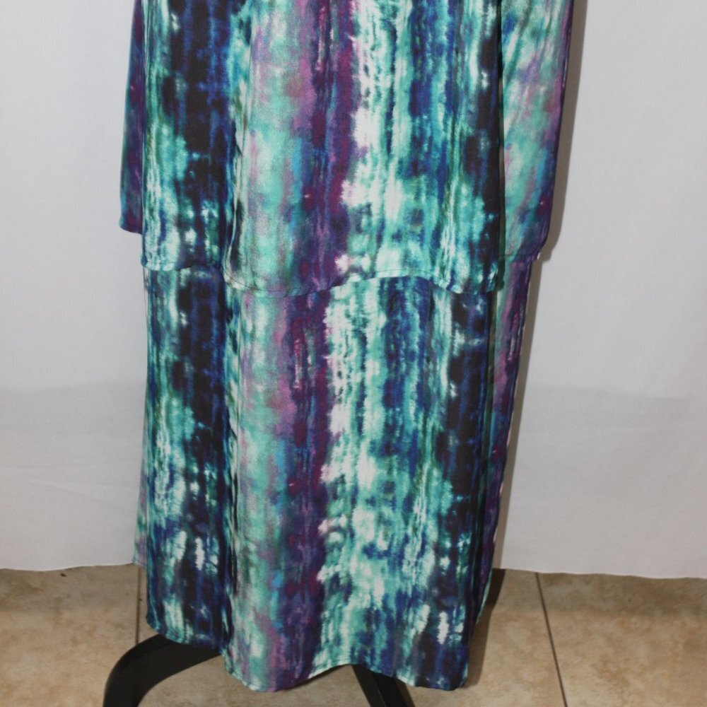 Mossimo Three Tier Strappy Fully Lined Maxi Dress - Picture 3 of 16